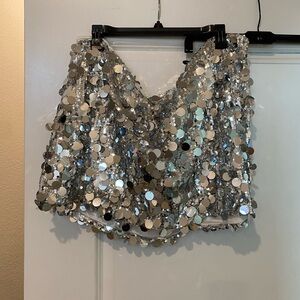 Sequin skirt